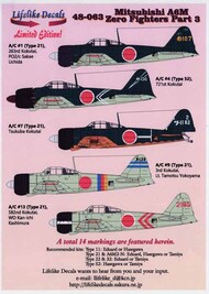 Mitsubishi A6M Zero fighter part 3 #LL48063