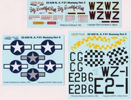  Lifelike Decals  1/32 North-American P-51B/P-51D Mustang Part 3 LLD32020