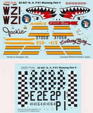  Lifelike Decals  1/32 North-American P-51B/P-51D Mustang LLD32021