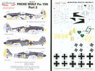  Lifelike Decals  1/48 Focke-Wulf Fw.190A (4) LLD48019