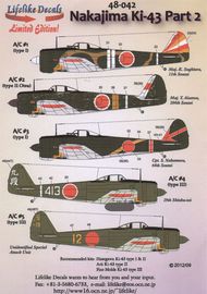  Lifelike Decals  1/48 Nakajima Ki-43 Part 2 (5) LLD48042