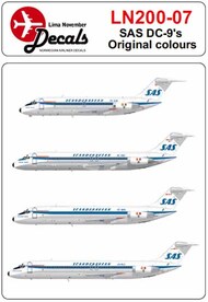 SAS Douglas DC-9's dragon livery for the Hasegawa kit #LN200-07