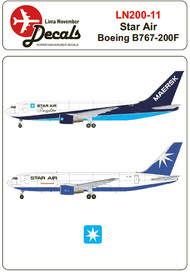 Star Air Boeing 767-200F old and new scheme. #LN200-11