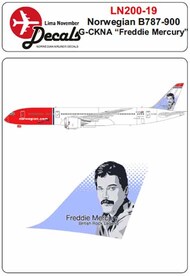  Lima November  1/200 Norwegian Boeing 787-900 G-CKNA 'Freddie Mercury' LN200-19