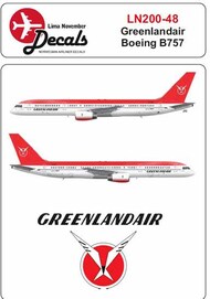  Lima November  1/200 Greenlandair Boeing 757 LN200-48