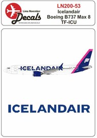  Lima November  1/200 Icelandair Boeing 737-Max 8 TF-ICU - Pre-Order Item LN200-53