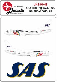 SAS Boeing 737-500 rainbow cs #LN200-42