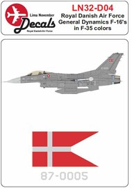 RDAF F-16 in the new F-35 scheme #LN32-D04
