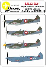 RDAF Spitfire legacy all schemes #LN32-D21