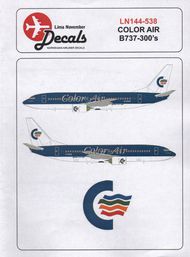  Lima November  1/144 Boeing 737-300 COLOR AIR vG-COLB/C LN44538