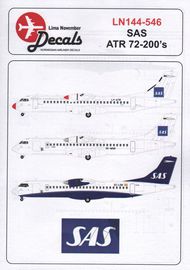  Lima November  1/144 ATR-72's SAS including the one still flying in Azul of Brazil scheme. LN44546