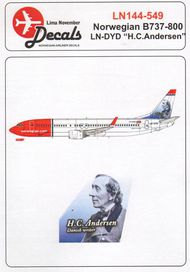 NORWEGIAN Boeing 737-800 LN-DYD 'H.C.ANDERSEN' #LN44549