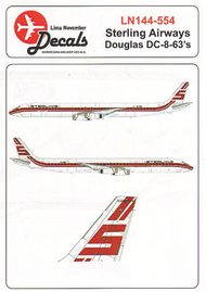  Lima November  1/144 Sterling Douglas DC-8-63's LN44554
