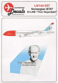  Lima November  1/144 Norwegian Boeing 787 EI-LNB 'Thor Heyerdahl' LN44557