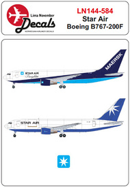 Star Air Boeing 767-200F old and new scheme #LN44584