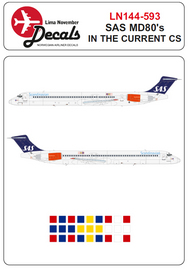SAS McDonnell-Douglas MD-81/MD-82/MD-83 in the current scheme #LN44593