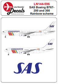 SAS Boeing 767-200/767-300 in the Rainbow #LN44596