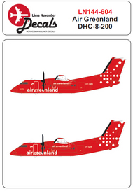  Lima November  1/144 Air Greenland  de-Havilland-Canada DHC-8-200 LN44604