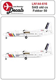 SAS old colour scheme Fokker 50 #LN44616