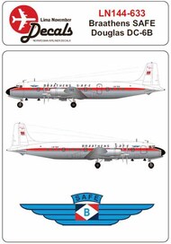  Lima November  1/144 Braathens SAFE Douglas DC-6B LN44633