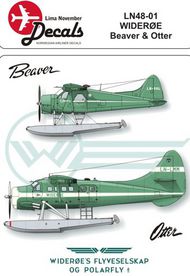 de-Havilland-Canada DHC-2 Beaver and de-Havilland-Canada DHC-3 Otter Wideroe #LN48001
