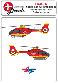 Norwegian Air Ambulance old scheme Eurocopter EC-135 #LN48006