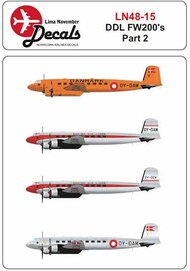 DDL Danish Air Lines  Focke-Wulf Fw.200C-4 'Condor' Part 2. OY-DAM x 3 and OY-DEM #LN48015