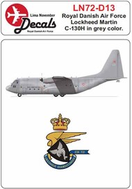 Royal Danish Air Force Lockheed C-130H Hercules Grey scheme #LN72-D13