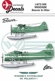 de-Havilland-Canada DHC-2 Beaver and de-Havilland-Canada DHC-3 Otter Wideroe #LN72-506