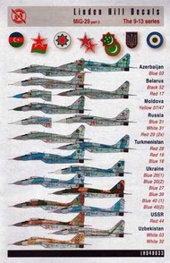 Mikoyan MiG-29 9-13 (Azerbaijan, Belarus, Moldova, Russia, Turkmenistan, Ukraine, USSR, Uzbekistan) #LH48033