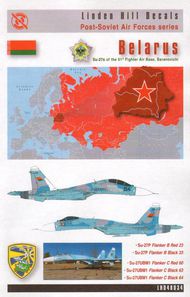  Linden Hill  1/48 Belarusian Flankers (Sukhoi Su-27s of the 61st Fighter Air Base, Baranovichi) LH48034