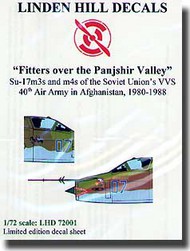  Linden Hill  1/72 Fitters Over the 'Panjshir Valley' Decals LHD72001