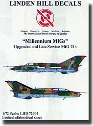  Linden Hill  1/72 'Millenium MiGs' MiG-21 Decals LHD72004