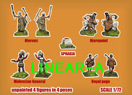  Linear-A  1/72 SACRIFICE BEFORE THE BATTLE mini set with 4 figures  (MB) 002-S