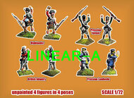  Linear-A  1/72 THE VICTORY OF WATERLOO mini set with 4 figures  (MB) 006-S