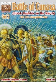  Linear-A  1/72 Battle of Cunaxa (Greek Hoplites on the march) 401 B.C. Xenophons War LA019