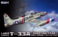  Lion Roar/Great Wall Hobby  1/48 T-33A Shooting Star Early Version Fighter LNR4819