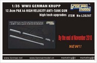 Metal Barrel for Krupp 12.8cm PaK 44 Anti-Tank Gun #LNRL3526T