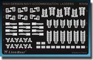 WWII German Navy Accommodation Ladders - PE Detail Set #LNRR7058
