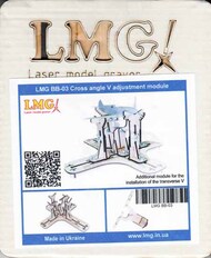  LMG  1/32-1/144 Cross Angle V Adjustment Add-On Module for LMGBB01/7 Airplane Building Jig LMGBB03