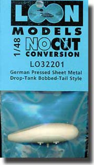Light Metal German Drop-Tank Rounded Tip (109/190 & More) #LO32201