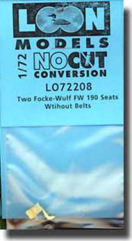  Loon Models  1/72 Focke Wulf FW.190 Seats (2) LO72208