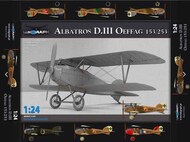 Albatros D.III Oeffag 153/253 Austro-Hungarian #LUK24-001