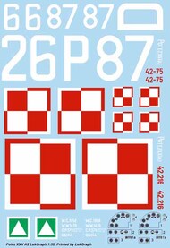  Lukgraph  1/32 Potez XXV A2 (25) in Polish Service (2 schemes) LUK3247