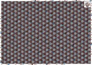 A4 sheet  Clear decal  Naval Hex Camo  pattern 2 #LUKDEC099