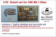  LZ MODELS  1/35 GM Mk I Otter Detail Set for MZZ (Resin) LZM35423