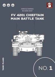  MMP Publishing  Books Ship Plans No.1: FV 4201 Chieftain Main Battle Tank MMPSP01