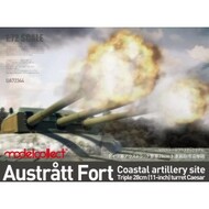  Modelcollect  1/72 Austratt Fort Coastal Artillery Site Triple 28cm Turret Caesar MDO72344