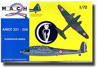  Mach 2  1/72 Amiot 351/354 WWII French Medium Bomber MAC0015