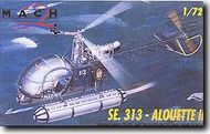  Mach 2  1/72 SE.313 Alouette II Helicopter MAC0025